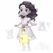 گردنبند طلا مدل پازل کد ZC10434