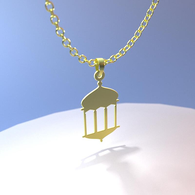 گردنبند طلا مدل فانوس کد ZC10456