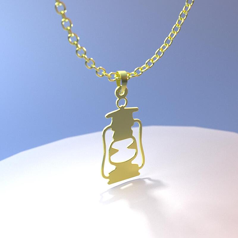 گردنبند طلا مدل فانوس کد ZC10457