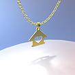 گردنبند طلا مدل ساعت کد ZC10516