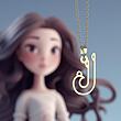 گردنبند طلا مدل طاووس کد ZC10532