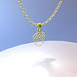 گردنبند طلا مدل فندق کد ZC10555