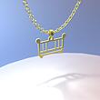 گردنبند طلا مدل گهواره کد ZC10667