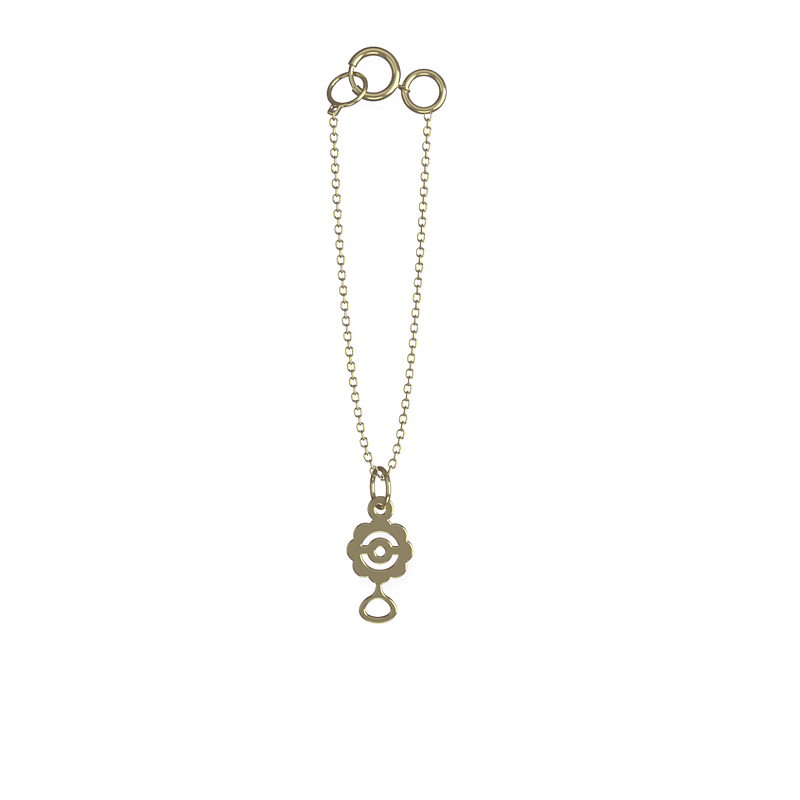 آویز ساعت طلا مدل جغجغه کد ZCA10034