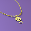 آویز ساعت طلا مدل جغجغه کد ZCA10034