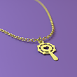 آویز ساعت طلا مدل جغجغه کد ZCA10036