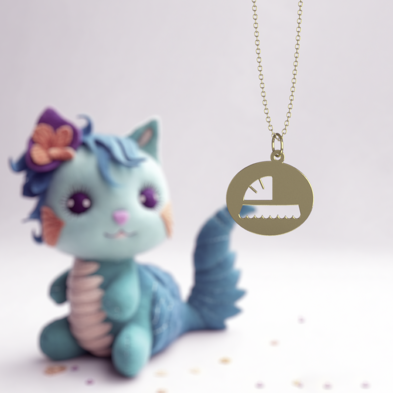 آویز ساعت طلا مدل گهواره کد ZCA10073