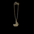 آویز ساعت طلا مدل گهواره کد ZCA10077