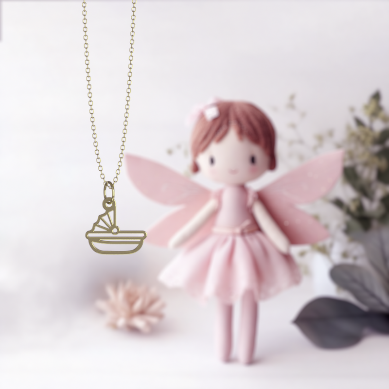 آویز ساعت طلا مدل گهواره کد ZCA10080