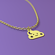 آویز ساعت طلا مدل ماه و ابر کد ZCA10088