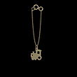 آویز ساعت طلا مدل قطار کد ZCA10164
