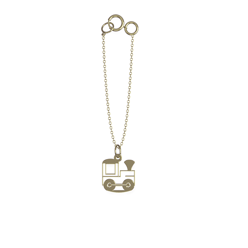 آویز ساعت طلا مدل قطار کد ZCA10168