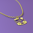 آویز ساعت طلا مدل قطار کد ZCA10168