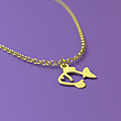 آویز ساعت طلا مدل ماهی کد ZCA10169