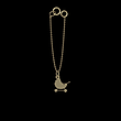 آویز ساعت طلا مدل گهواره کد ZCA10206