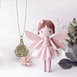 آویز ساعت طلا مدل نوزاد در خواب کد ZCA10230