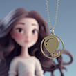 آویز ساعت طلا مدل بادکنک تولد کد ZCA10235