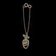 آویز ساعت طلا مدل پیله کد ZCA10250