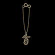 آویز ساعت طلا مدل پیله کد ZCA10253