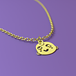 آویز ساعت طلا مدل نوزاد کد ZCA10285