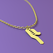آویز ساعت طلا مدل مسواک کد ZCA10305