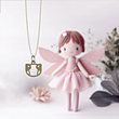 آویز ساعت طلا مدل پوشک نوزاد کد ZCA10335