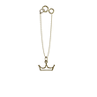 آویز ساعت طلا مدل تاج کد ZCA10353