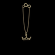 آویز ساعت طلا مدل تاج کد ZCA10353