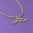 آویز ساعت طلا مدل موج کد ZCA10373