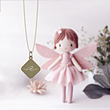 آویز ساعت طلا مدل موج کد ZCA10374