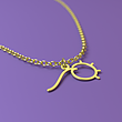 آویز ساعت طلا مدل خورشید کد ZCA10377