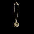 آویز ساعت طلا مدل کوکی کد ZCA10388