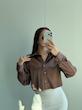 Crop satin 