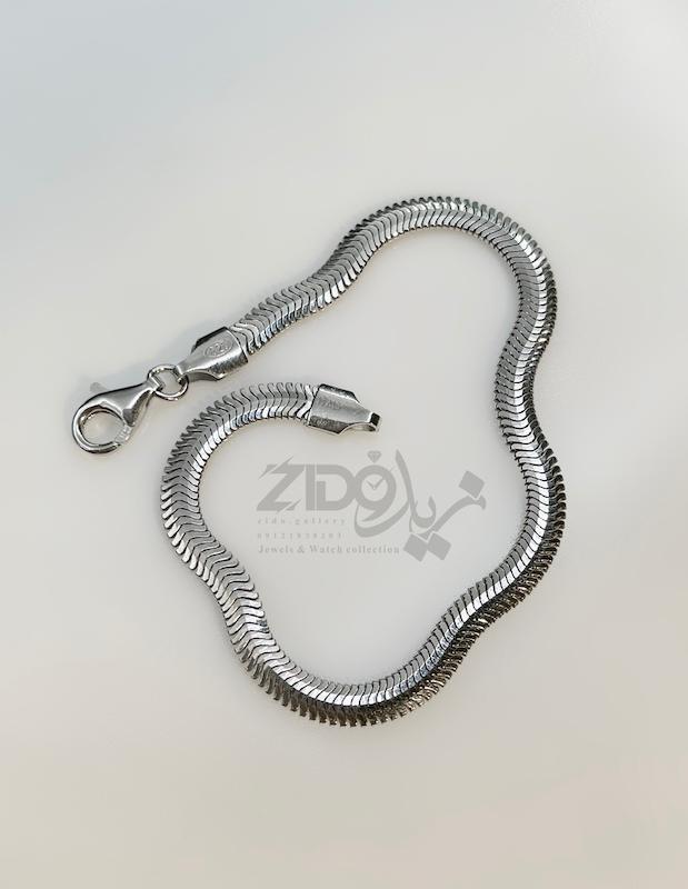 دستبند نقره عیار ۹۲۵ مدل ماری کد B1028