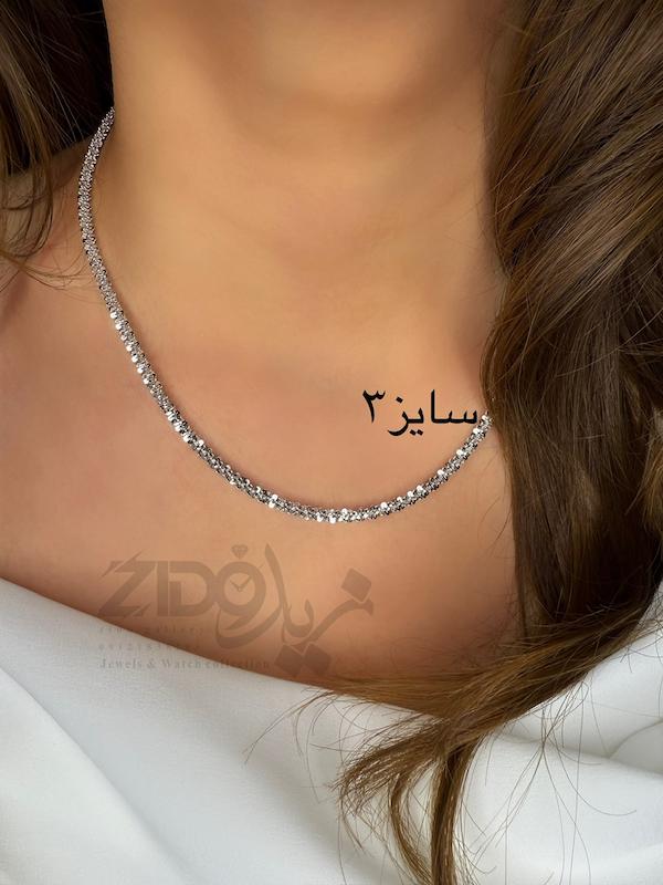زنجیرهای نقره عیار ۹۲۵ مدل خاویاری کد CH2200
