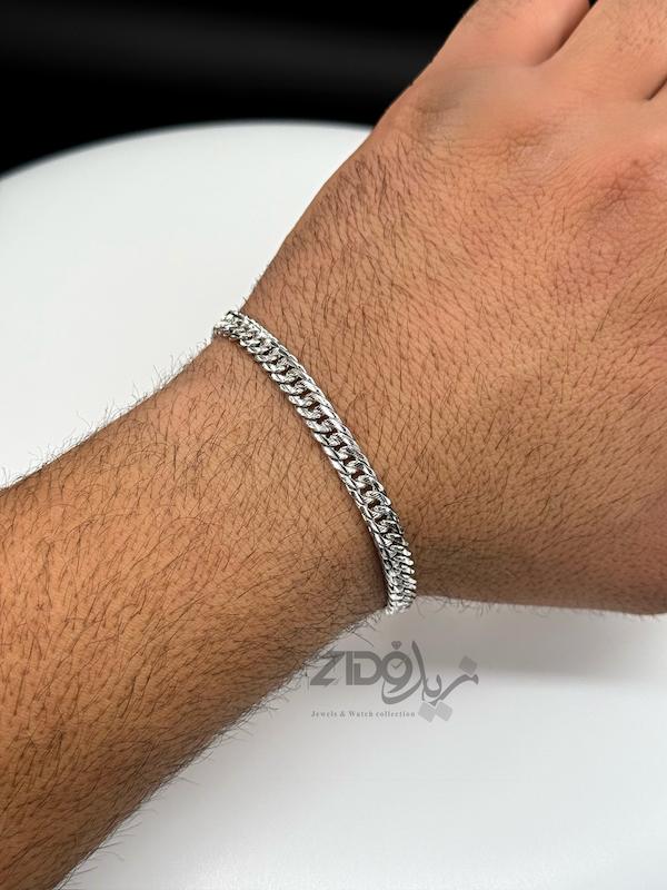 ست نقره مردانه عیار ۹۲۵ ایتالیایی مدل کارتیه تراش کد SET2007CH