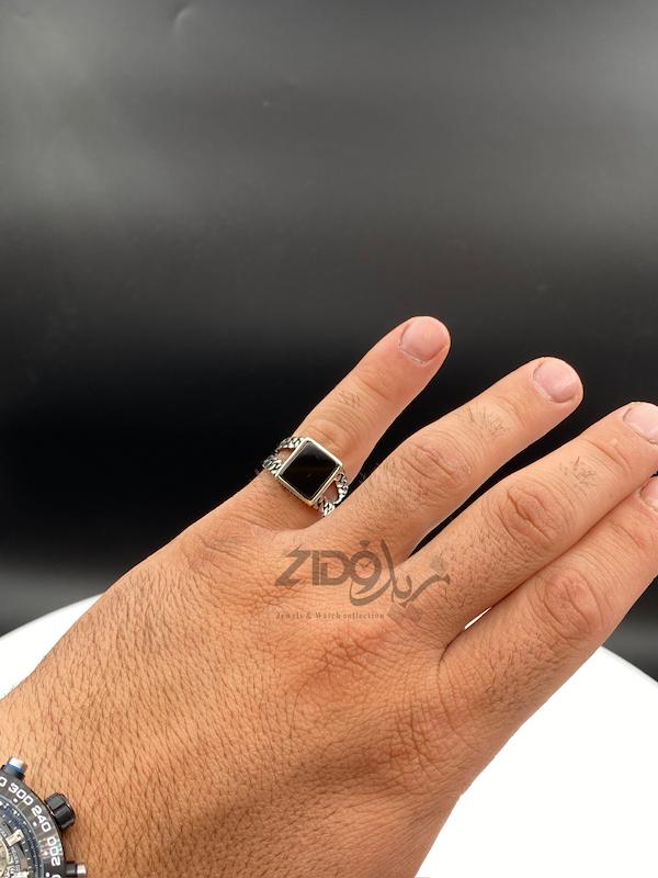 انگشتر نقره مردانه ترک کد RG1028