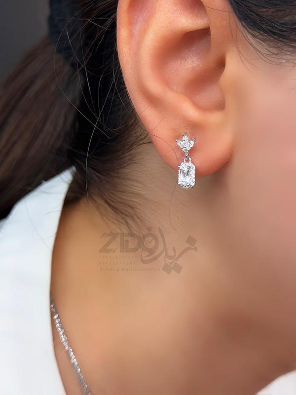 نیمست زنانه نقره مدل کلیو کد H1009