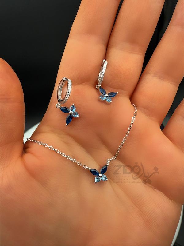 ست زنانه نقره مدل رایکا کد SET1002