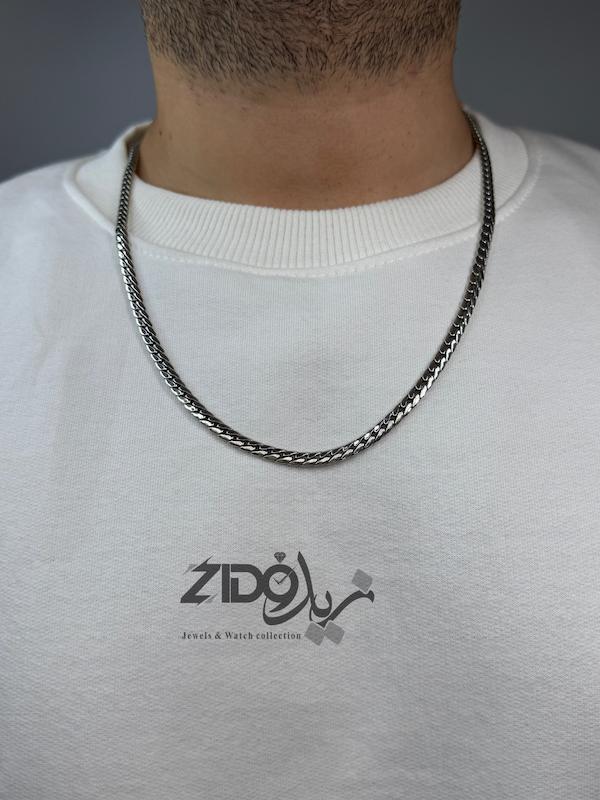 زنجیر نقره مردانه تایلندی مدل کارتیه ژاپنی کد CH2159