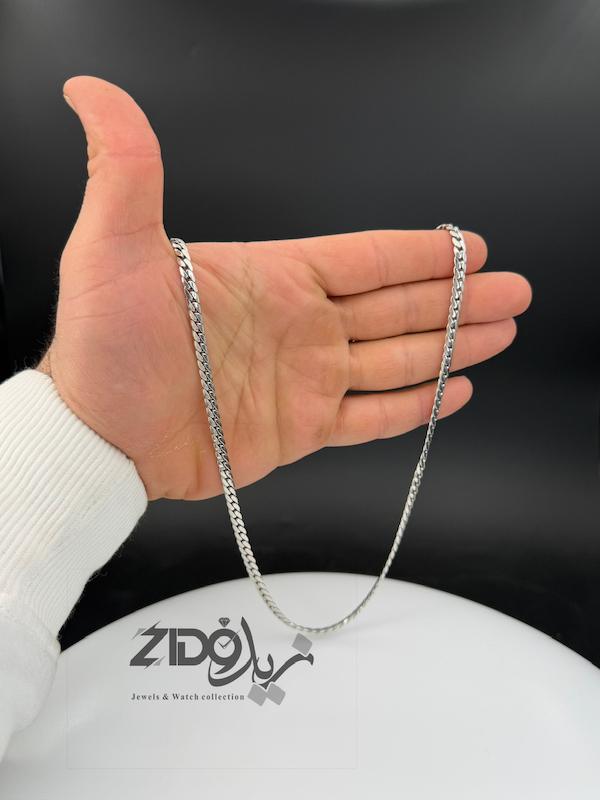 زنجیر نقره مردانه تایلندی مدل کارتیه ژاپنی کد CH2159
