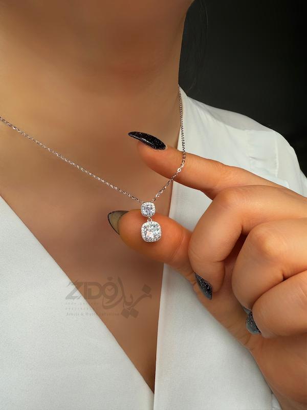 گردنبند نقره زنانه مدل ریور کد N1016