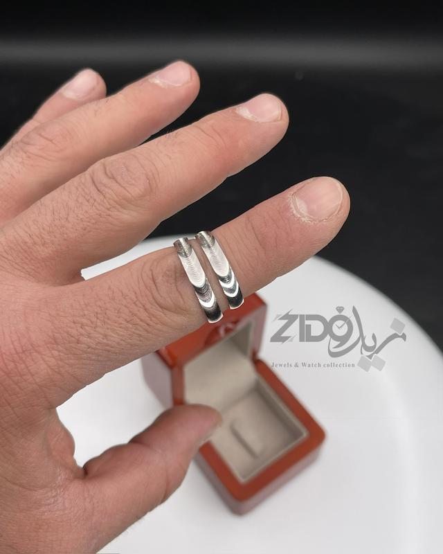 حلقه ست نقره تراش کد RGS1039