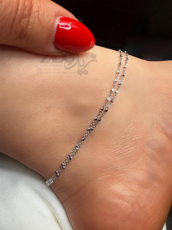 پابند های نقره عیار ۹۲۵ کد AN1002