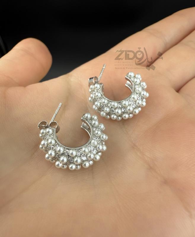 گوشواره نقره عیار ۹۲۵ مدل آلما‌ ER1002