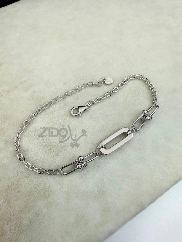دستبند نقره عیار ۹۲۵ مدل کیتو کد B1008