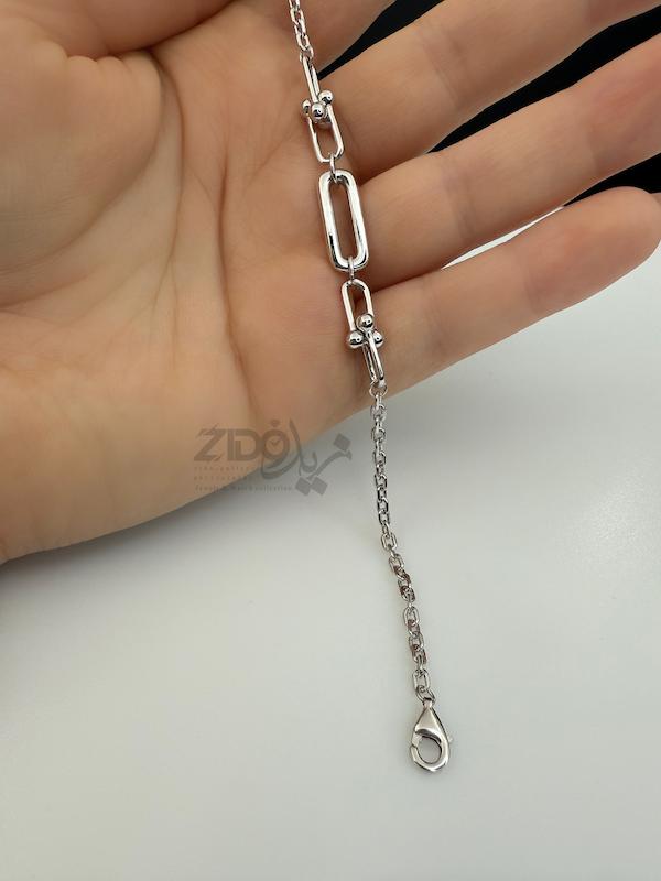 دستبند نقره عیار ۹۲۵ مدل کیتو کد B1008