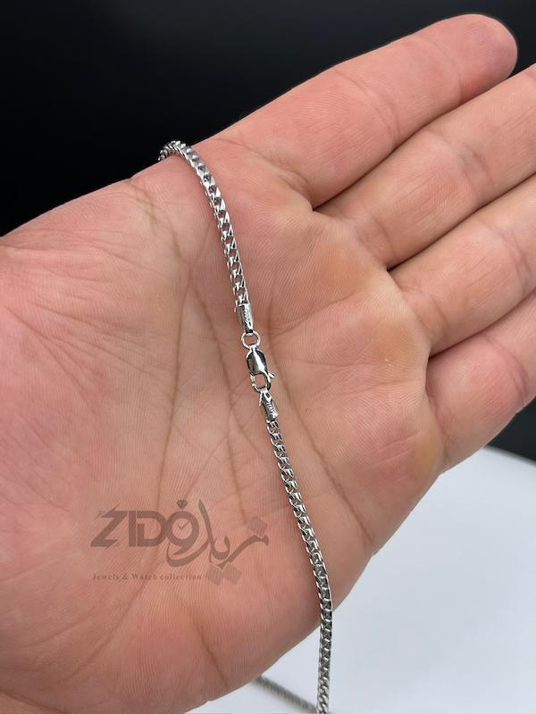 زنجیر نقره مردانه ایتالیایی مدل میرو کد CH2178