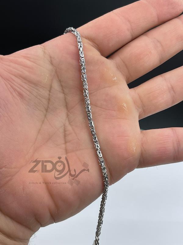 دستبند نقره مردانه ایتالیایی مدل کرال کد BT3050