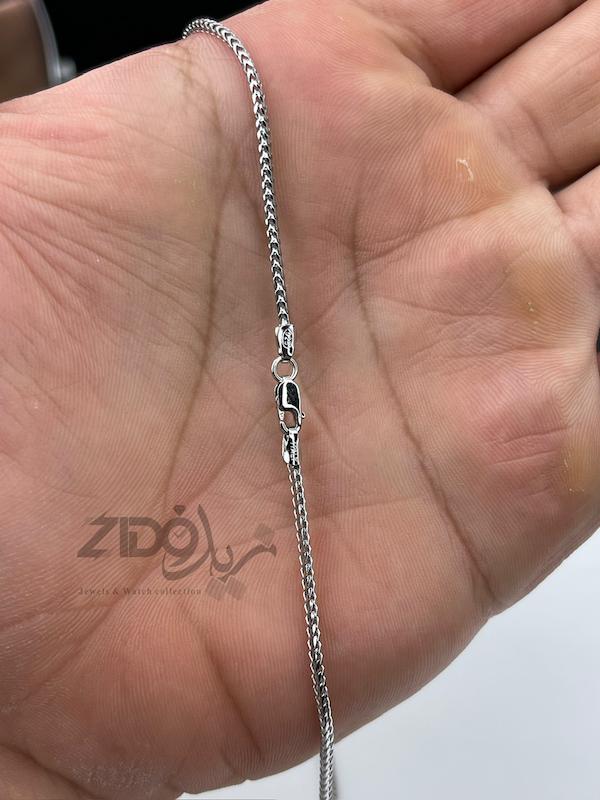 زنجیر نقره مردانه ایتالیایی مدل میرو کد CH2180